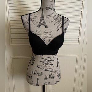Victoria’s Secret PINK Wear Everywhere Wireless Push Up Bra Black 32C